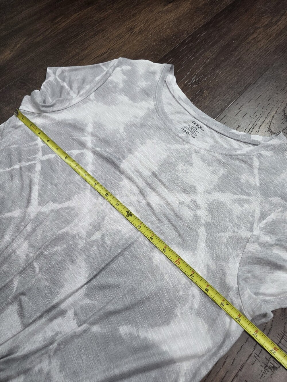 George Gray White Tie-Front Short Sleeve Top - Picture 4 of 5